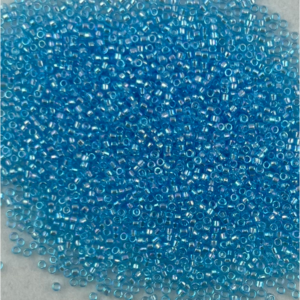 TOHO Seedbeads 15/0,  NR 163  Turkos Transparent Irislyster CA 10 GRAM