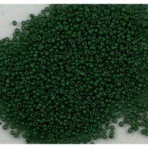 TOHO Seedbeads 15/0,  NR 47H  Mörk Grön Opaque CA 10 GRAM