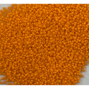 TOHO Seedbeads 15/0,  NR 82B   Orange Opaque CA 10 GRAM