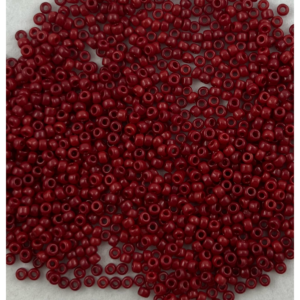 TOHO Seedbeads 9/0, Mörk Röd Opaque Lyster8 NR 45D