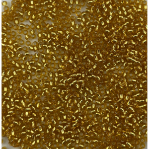 TOHO Seedbeads 9/0, Guld Silver Line  NR 62