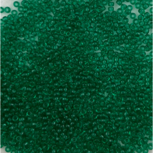 TOHO Seedbeads 9/0, Mörk Grön Transparent NR 72