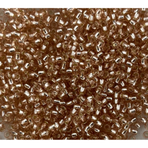 TOHO Seedbeads 9/0, Ljus Guld Silver Line  820B