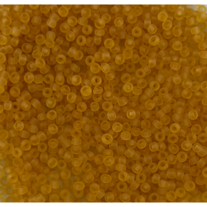 TOHO Seedbeads 9/0, Gyllen Transparent Frost  NR 855M