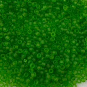 TOHO Seedbeads 9/0, Grön Tranparent Frost  NR 856M