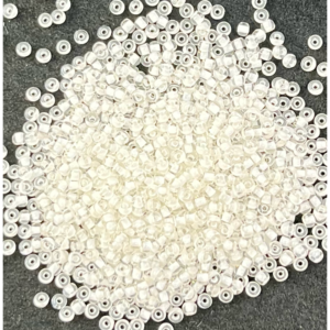 TOHO Seedbeads 11/0, Vit Crystal Colour Line  NR 162