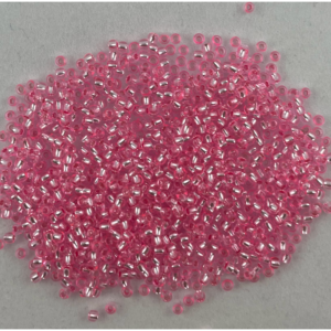 TOHO Seedbeads 11/0, Rosa Silver Line  NR 17