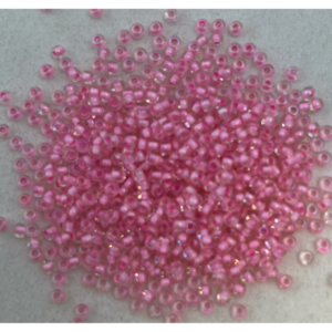 TOHO Seedbeads 11/0, NR 191  Ljus Rosa Crystal colour Line