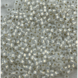 TOHO Seedbeads 11/0, NR 2100  Silver-Lined Milky White