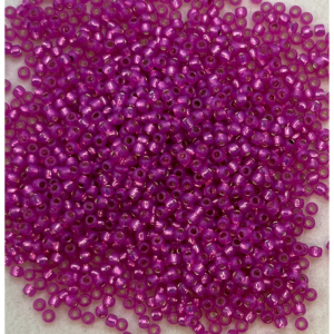 TOHO Seedbeads 11/0, NR 2107 Silver Lined Elektrik Pink