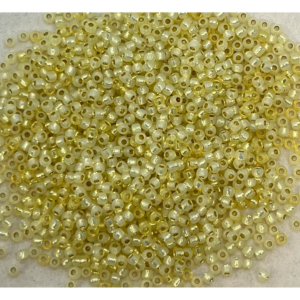 TOHO Seedbeads 11/0,   NR PF2109  SILVER LINED MILKY JONQUIL