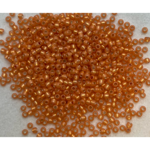 TOHO Seedbeads 11/0,  NR  212  Orange Crystal Silver Line