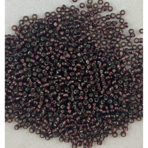 TOHO Seedbeads 11/0,  NR 26   Mörk Silver Line