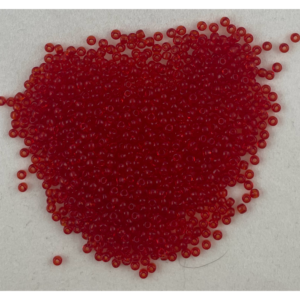 TOHO Seedbeads 11/0,  5B   Röd Transparent  NR 5B