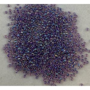 TOHO Seedbeads 11/0,  NR 706  Lila Crystal Colour Line Iris