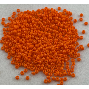 TOHO Seedbeads 11/0,  NR  85A  Mörk Orange Opaque