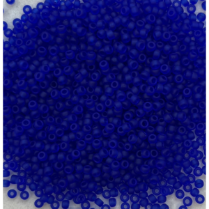 TOHO Seedbeads 11/0,  NR 864F Mörk Blå Transpatent Frost