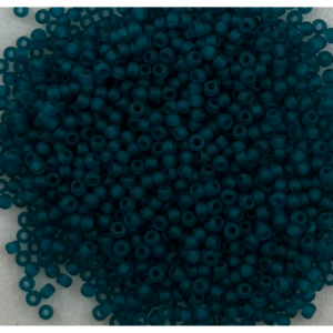 TOHO Seedbeads 11/0, NR 867F  Blå/Grön Transparent Frost