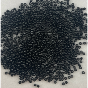 TOHO Seedbeads 11/0, NR 9  Svart Opaque