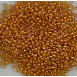TOHO Seedbeads 11/0,  NR 950 Beige/Gul Colour Line