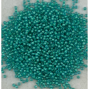 TOHO Seedbeads 11/0,   NR 954  Inside-Color Aqua/light Jonquil