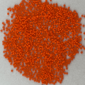 TOHO Seedbeads 15/0,  NR 85A Mörk Orange Opaque CA 10 GRAM
