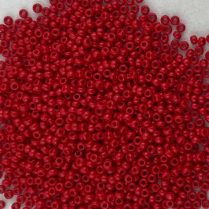 TOHO Seedbeads 9/0, Röd Opaque  NR 45A