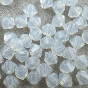 Bicone 3mm SW-BI-3-44, White Opal
