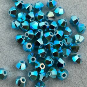 Bicone 3mm SW-BI-3-47, Turqucise X2