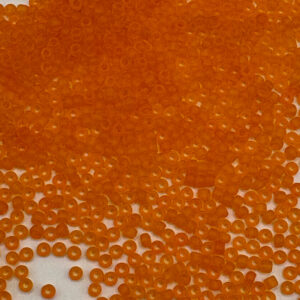 TOHO Seedbeads 11-906F   Orangebeige Transp Frost