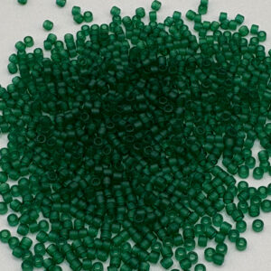 Delica 11/0  DB-776  Dayed Semi Frosted Transp Emerald